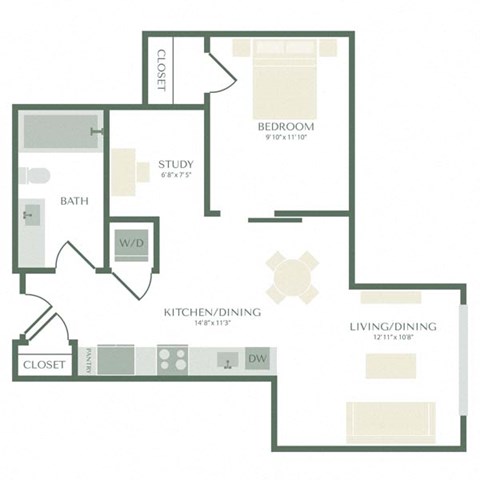 a diagram of a floor plan of a house
